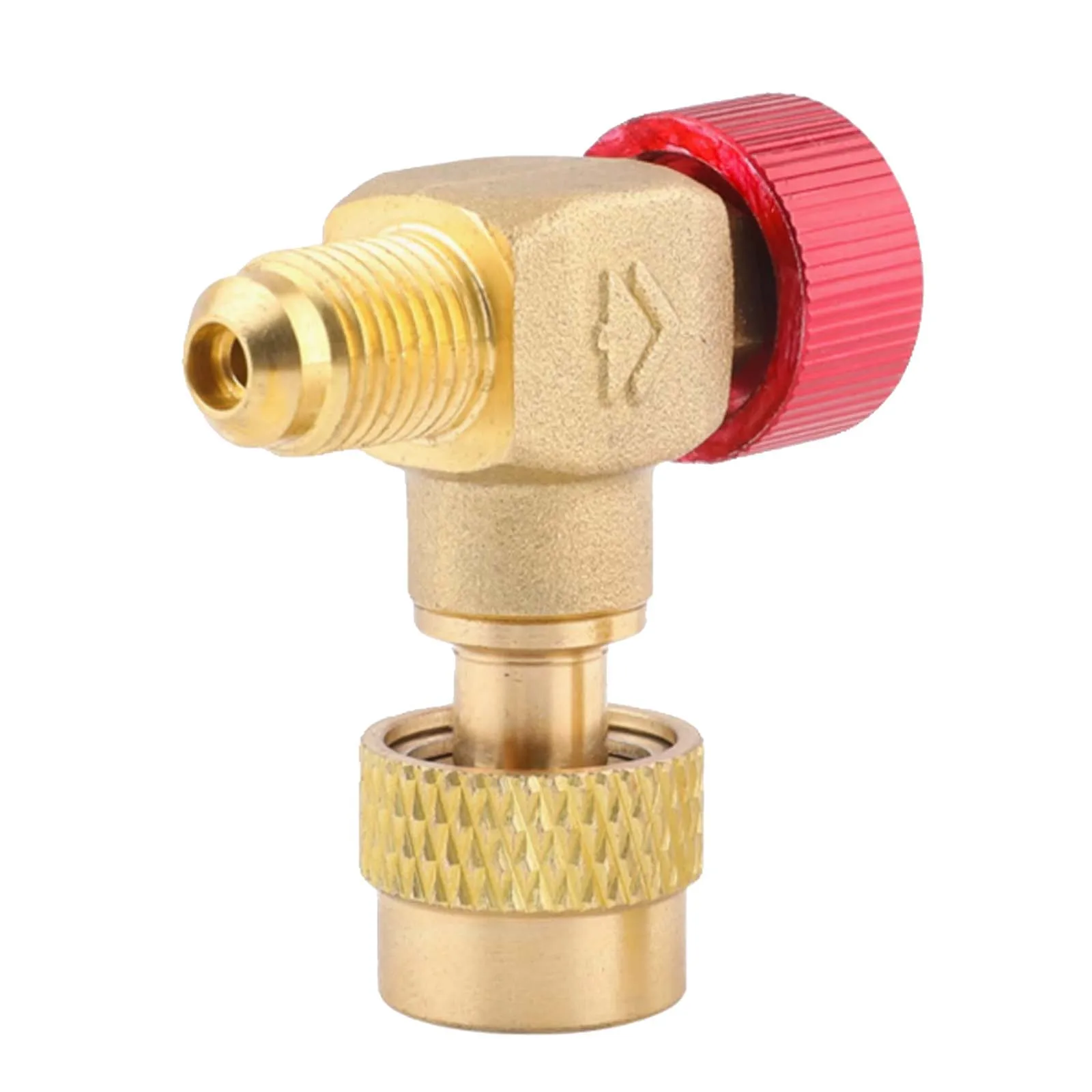 

Right Angle Copper Air Conditioner Safety Valve R22/32/410 Fluorine Adding Valve Refrigerant Adapter
