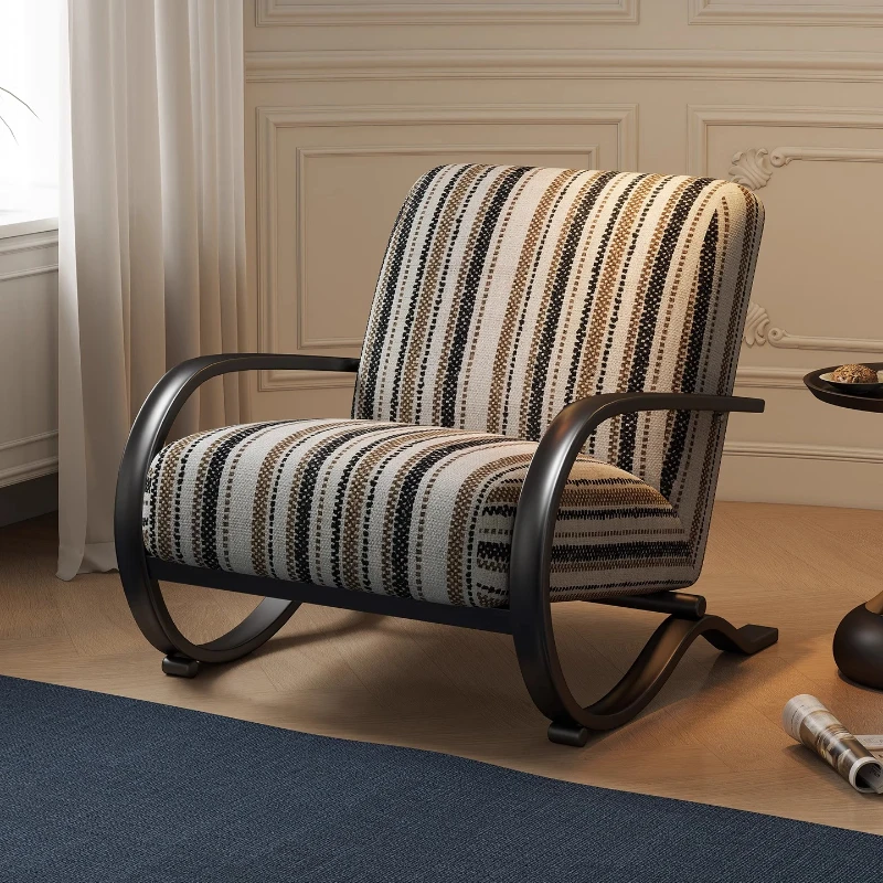 

Armrest Nordic Chairs Living Room Design Bedroom Vanity Reading Chairs Single Back Support Muebles Para El Hogar Home Furniture