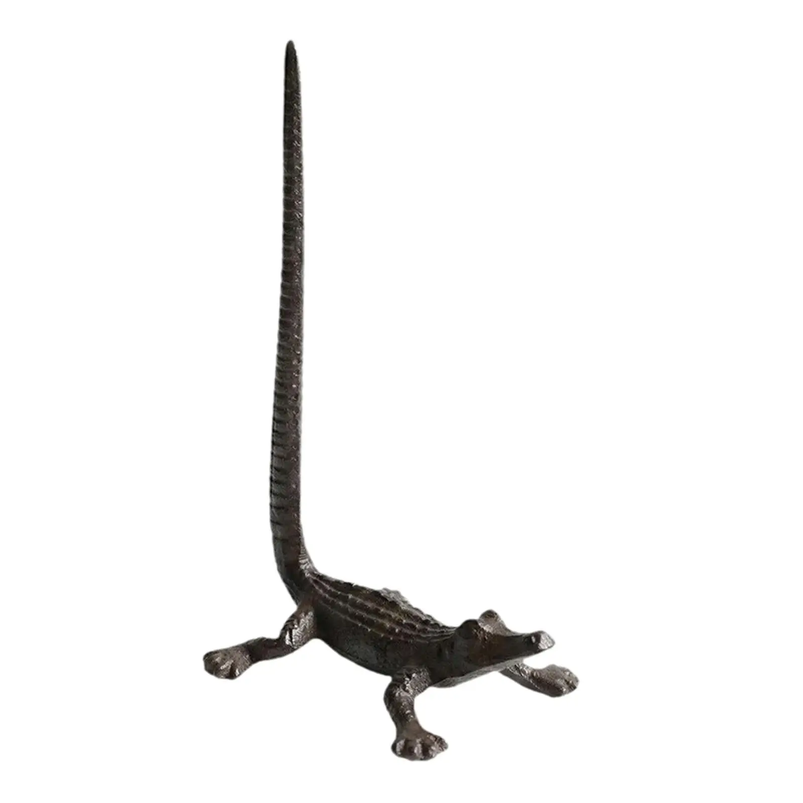

Alligator Paper Towel Holder Stand Sturdy, Durability Bathroom Kitchen Use. Premium. Organization. Decorative Freestanding