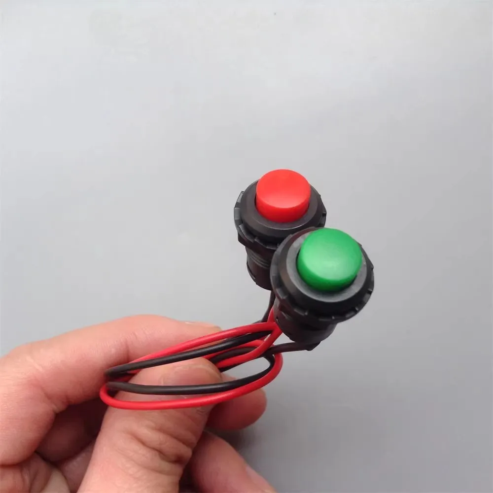 12Mm Hole Self-Locking Button Switch