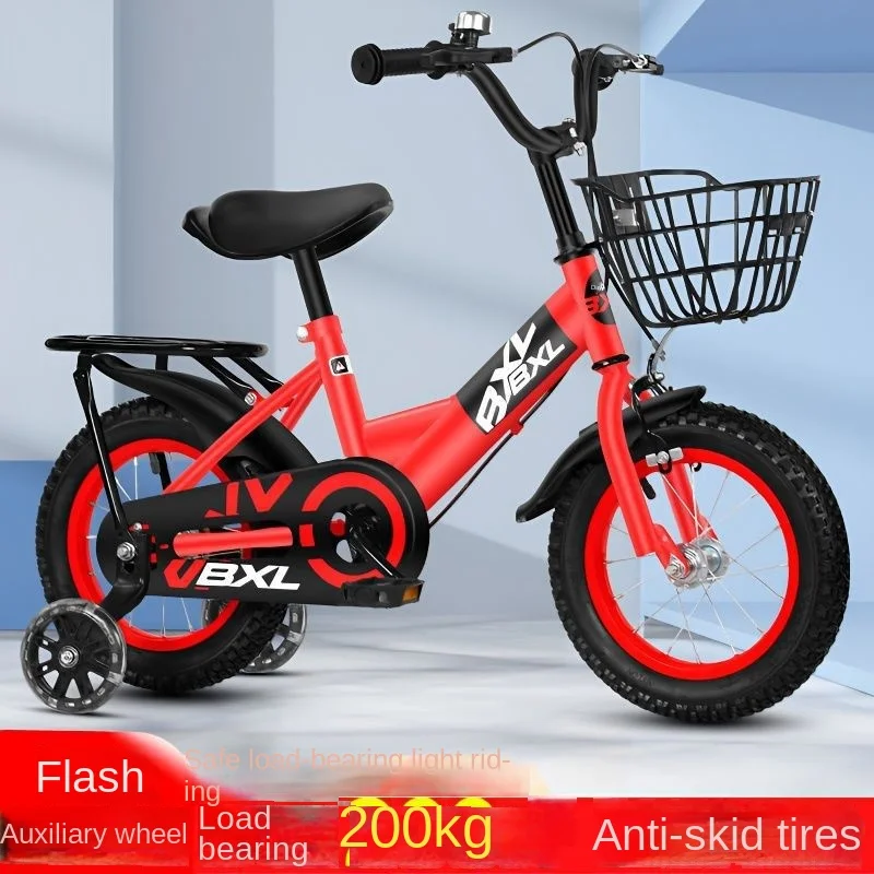 New Children's Bicycles For Boys Girls Aged 3-5-6-9 Baby Bikes 12/14/16/18 Inches Road Bikes Bicycle New 2024 Auxiliary Wheels