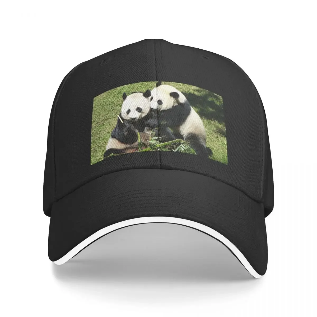 

Giant Pandas Mei Xiang and Bei Bei at the National Zoo Baseball Cap Sun Cap sun hat Hats Man Women's