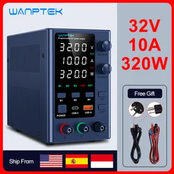Wanptek Adjustable DC Power Supply 30V 10A LED Lab Bench Power Source Stabilized Switch Power Supply Voltage Regulator 60V 5A
