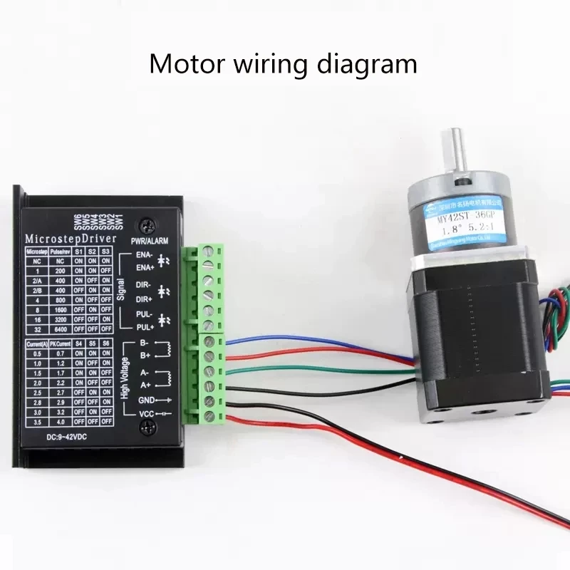 Stepper Motor 42 Motor Extruder Gear Nema17 Stepper Motor Ratio 5.2:1 14:1 27:1 721:1 Planetary Gearbox for CNC Milling Machine