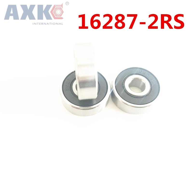 Axk 1PCS 16287-2rs 16287 Hybrid Ceramic Deep Groove Ball Bearing 16x28x7mm 61902/16 61902-16 6902/16 6902-16 16287-2rs Cb Abec-3