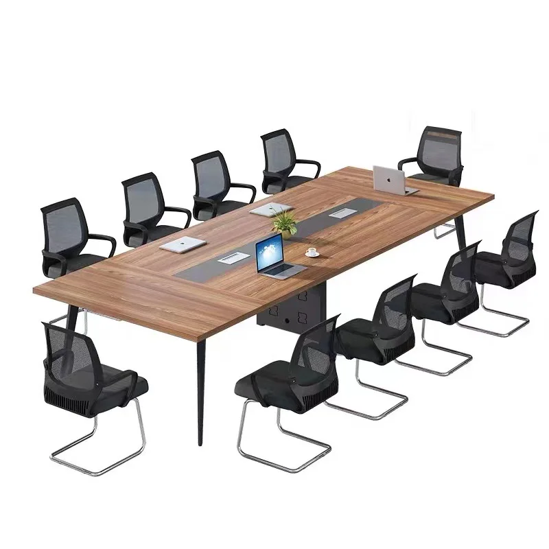 

Meeting room, desk and chair combination, long table, simple and modern