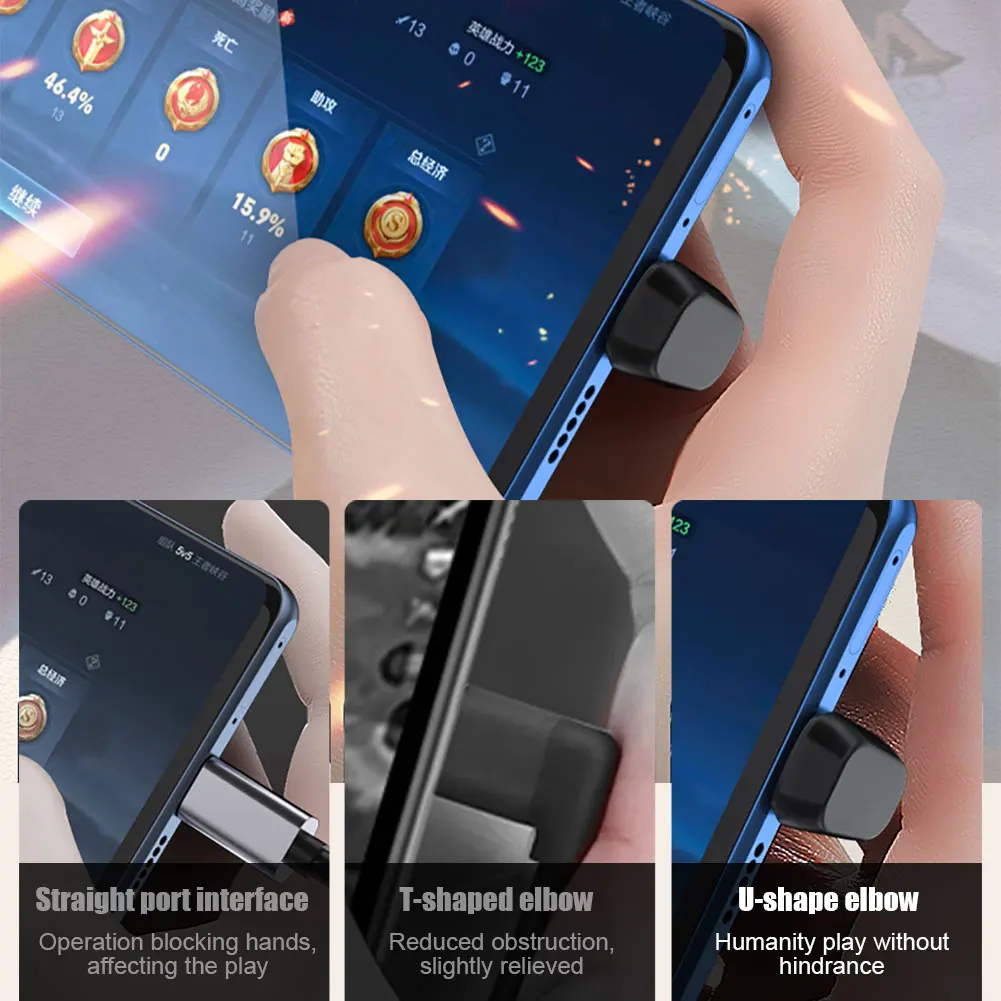 Адаптер Mini USB4.0 40 Гбит/с U-образный Thunderbolt3 USB C к конвертеру быстрой зарядки 100 Вт 8K при 60 Гц Адаптер данных USB Type C