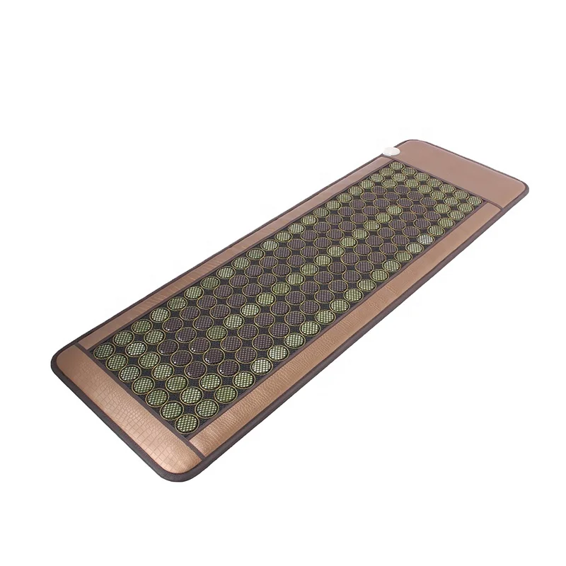 

Factory Direct Selling Tourmaline Jade Heat Mat Negative Ion Jade Stone Cushion Thermal Therapy Tourmaline Heating Mat