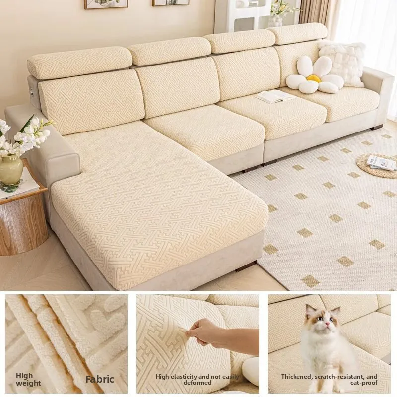 Sofa Covers Couch Covers Pet Friendly  Furniture Protector Washable Stretch Slipcovers for Sectional Sofa Pet Cats and Dogs