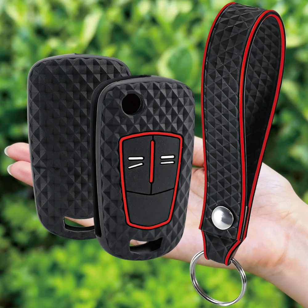 Car Remote Key Cover Case Shell Keychain for Opel Vauxhall Astra J Corsa D Insignia Vectra C Zafira Signum Accessories 2 Buttons