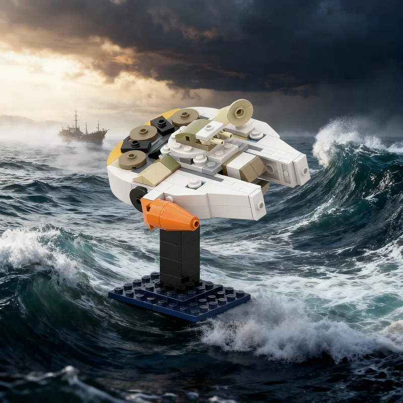 

161pcs MOC Star Battle Millenium Falcön Model Building Blocks Construction Christmas Gifts DIY Toy Idea Education Creative Brick