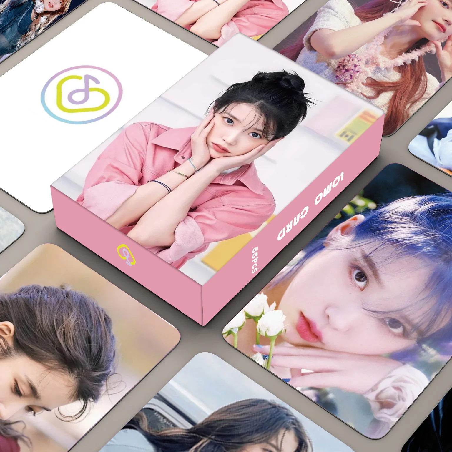 55Pcs/Set IU Idol Girl New Album Album Series HD Printd Photocards High Quality Lomo Cards Lee Ji Eun Fans Collection Gifts