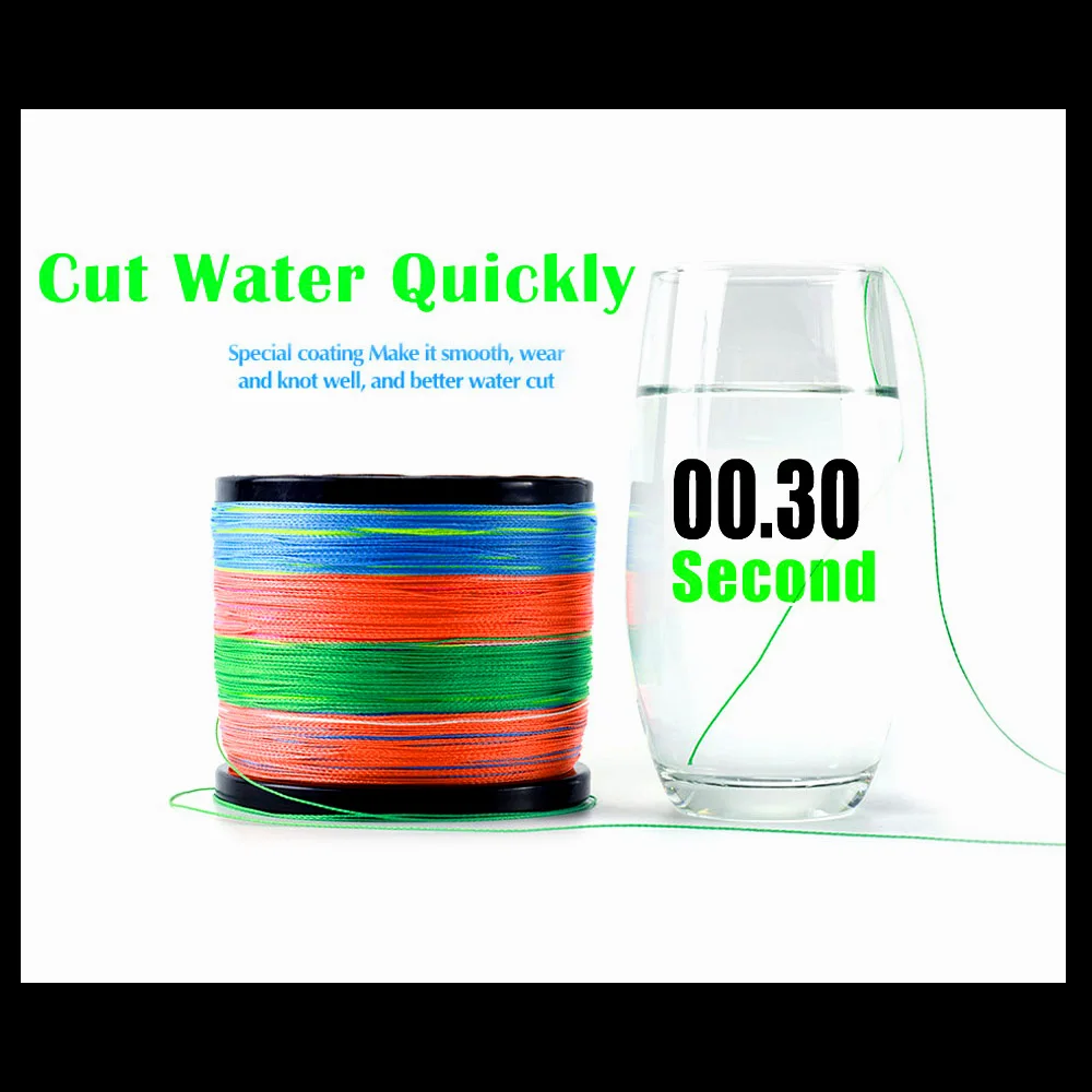 JOSBY X12 Geflochtene Angelschnur 500M 300M 1000M Multifilament Salzwasser PE Karpfen Draht MultiColor Japan Super starke Zubehör – Detail 17