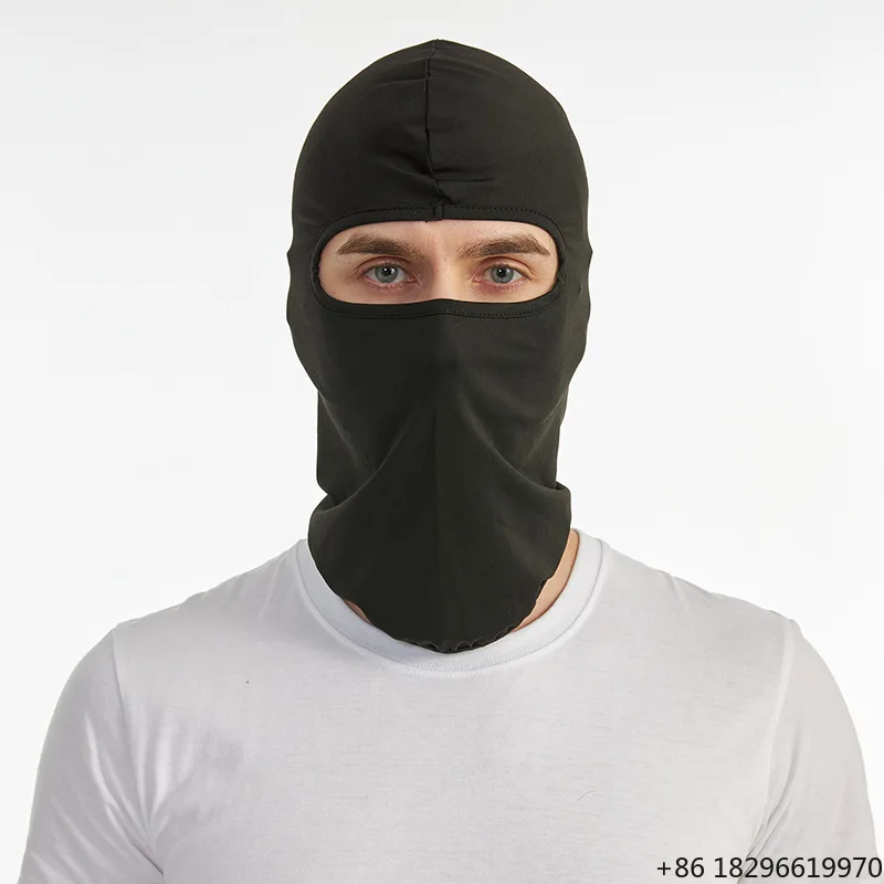 Breathable Ice Silk Full Face Hood Summer Cycling Sun protection Mask Neck protection Dust Mask