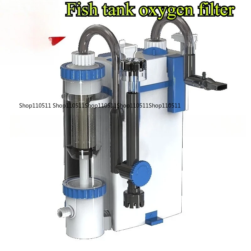 

Fish tank oxygen generation and filtration integrated machine water purification three-in-one circulating pump wall-mounted