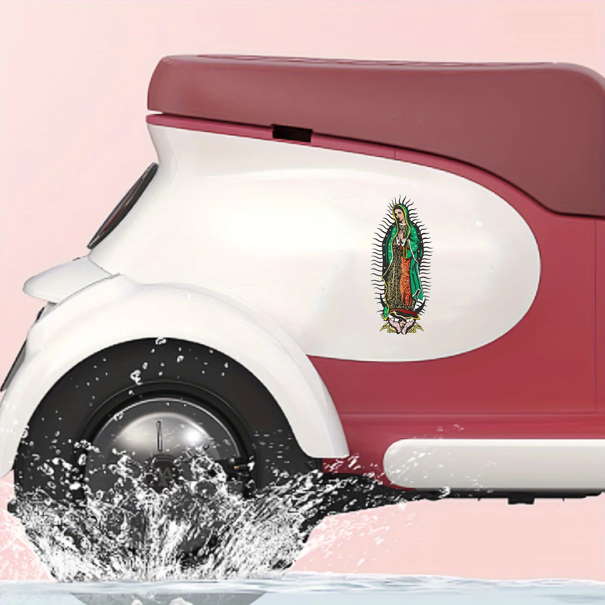 

Наклейка на автомобиль с изображением Девы Марии, модный декор, 1 шт., Мексиканская Дева Мария