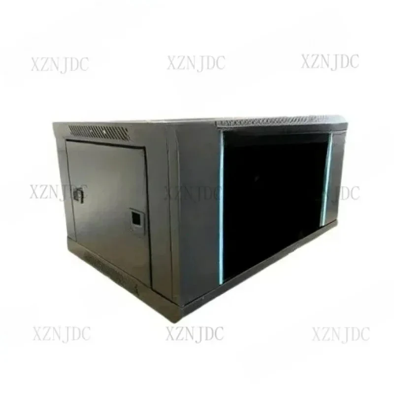Wall Mount 6U Cabinet Server Rack Two Fan Hole 19 Inch 450X600Mm