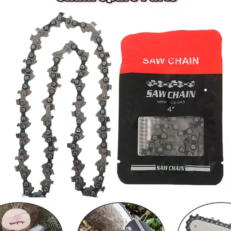 Electric Saw Specialty Parts, 4/6/8/12/14/16 Inch Metal Chainsaw Chains, Perfect for Wood Cutting Tools
