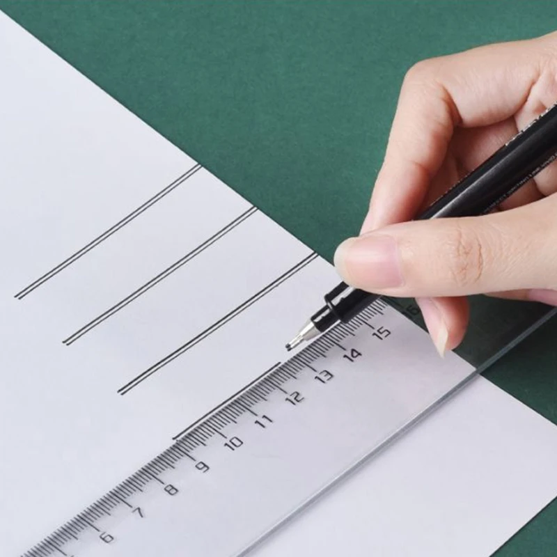 0.1mm 0.3mm 0.5mm Double-Line Gel Pen Essential For Architectural Design Exams Note-Taking And Painting Work