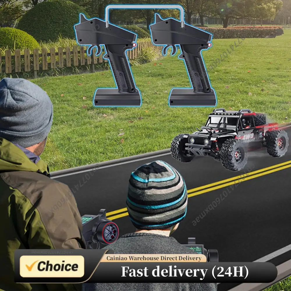 

8-канальный пульт дистанционного управления с экраном 2.4G для моделей автомобилей и кораблей, для радиоуправляемых машин, дрифт-моделей, танков