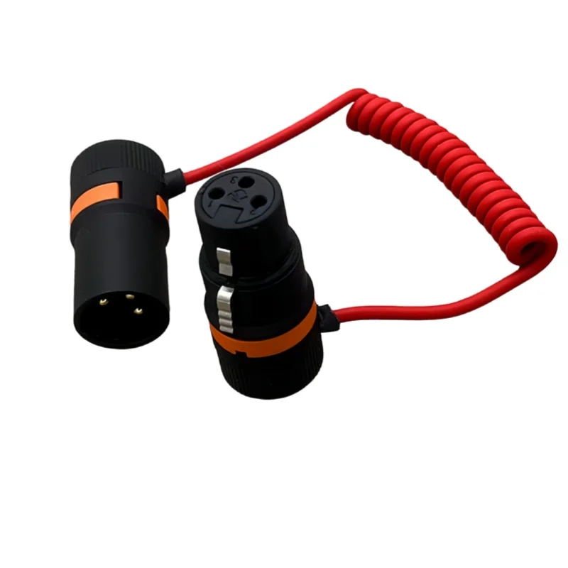 XLR Elbow Cannon male -female Microphone Cable 90-degree Cannon plug Bus Live FX3 Camera Right Angle Audio Cable