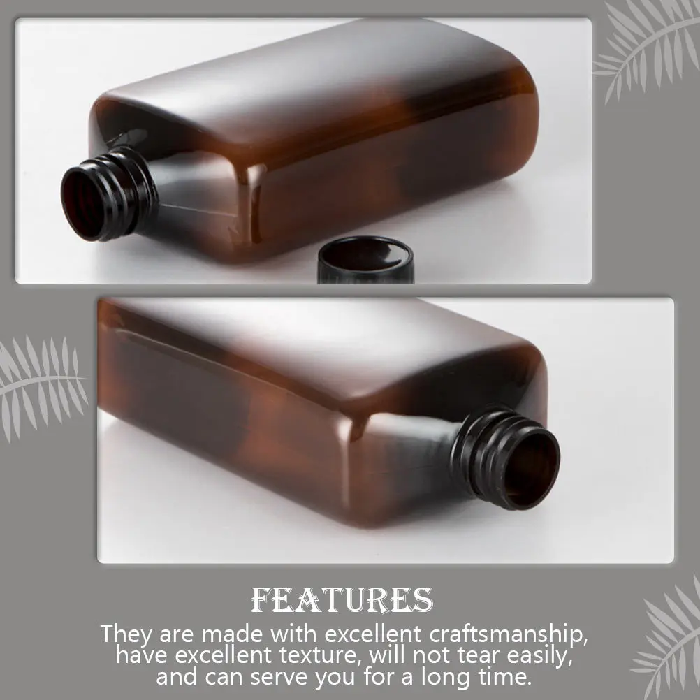 

4Pcs Refillable Lotion Bottles Plastic Sub Bottles Multipurpose Compact Portable Lotion Storage for Travel Shower Gel Holder