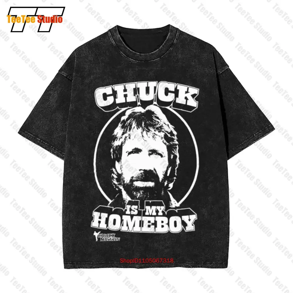 Chuck Norris Is My Homeboy Vintage Oversized T-Shirt IN25