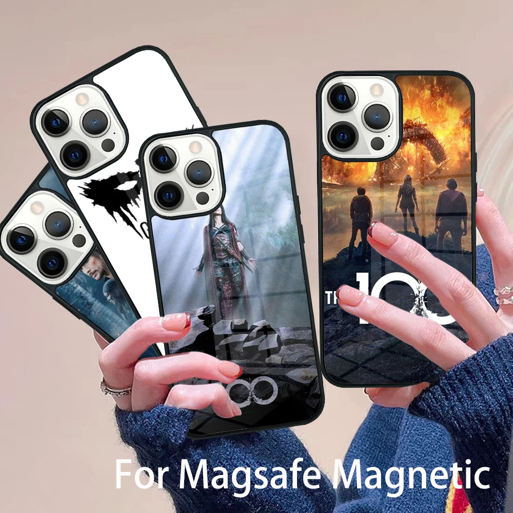

The 100 TV Show Phone Case Magesafe Magnetic Wireless Charge Cover For IPhone 16 11 12 13 14 15 Pro Max Plus Mini