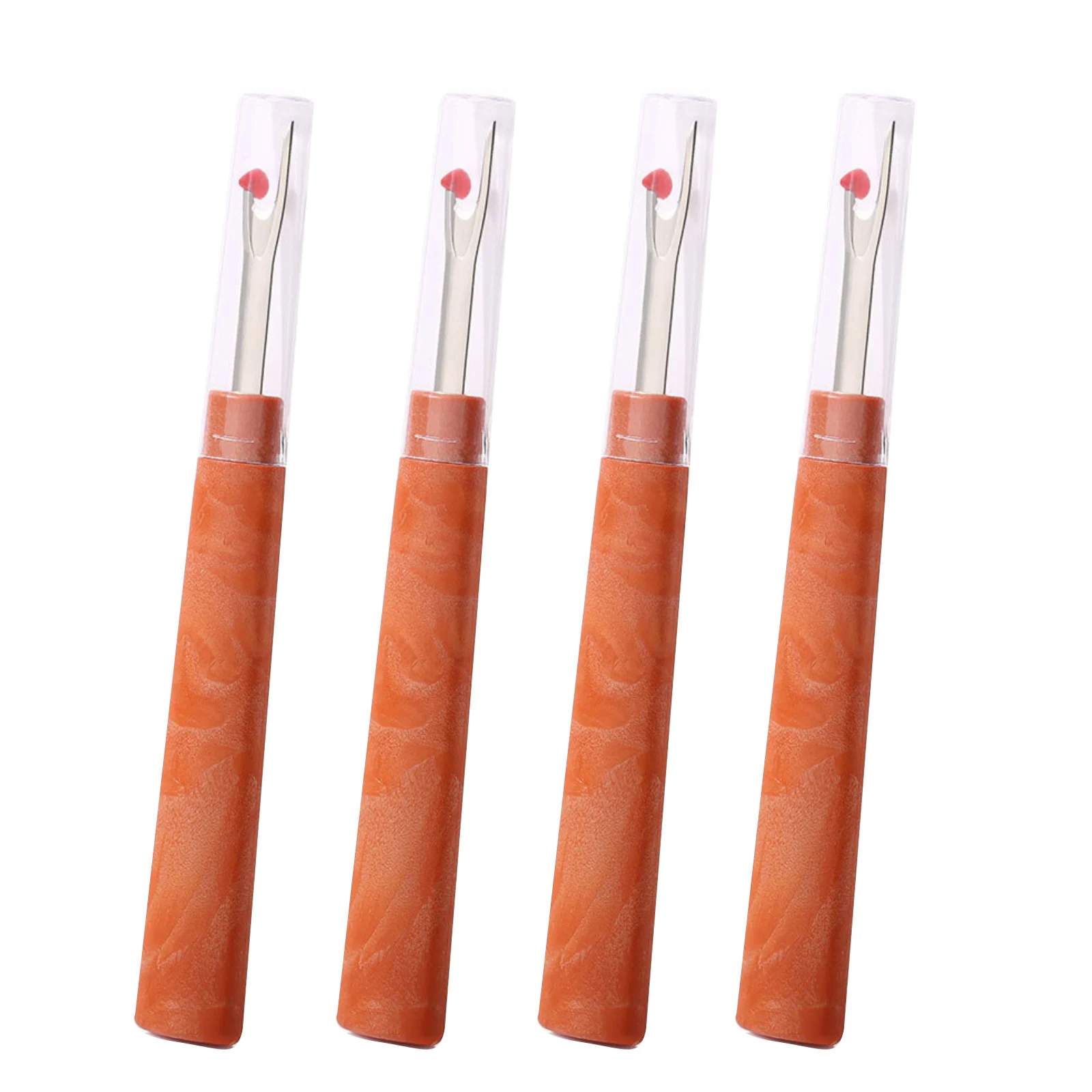 4Pcs/Set Steel Thread Cutter Plastic Handle Seam Ripper Stitch Removal Knife Needle Art Sewing Tools DIY Sewing Accessories
