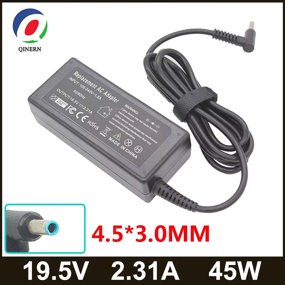 19.5V 2.31A 45W 4.5*3.0mm Laptop Charger Adapter For Hp Stream X360 13 14 Pavilion 854054-001 741727-001 740015-001 740015-002