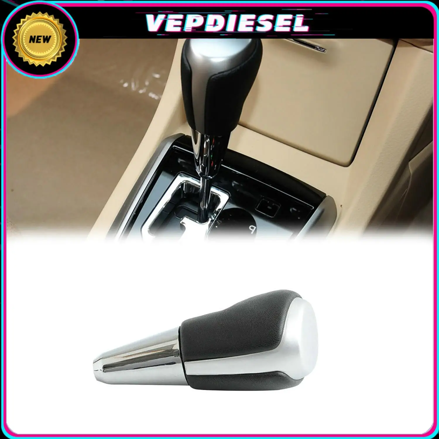 

Автоматическая ручка переключения передач для Toyota Camry Corolla Prius C 2012-2018, пластиковые черные автомобильные аксессуары из искусственной кожи