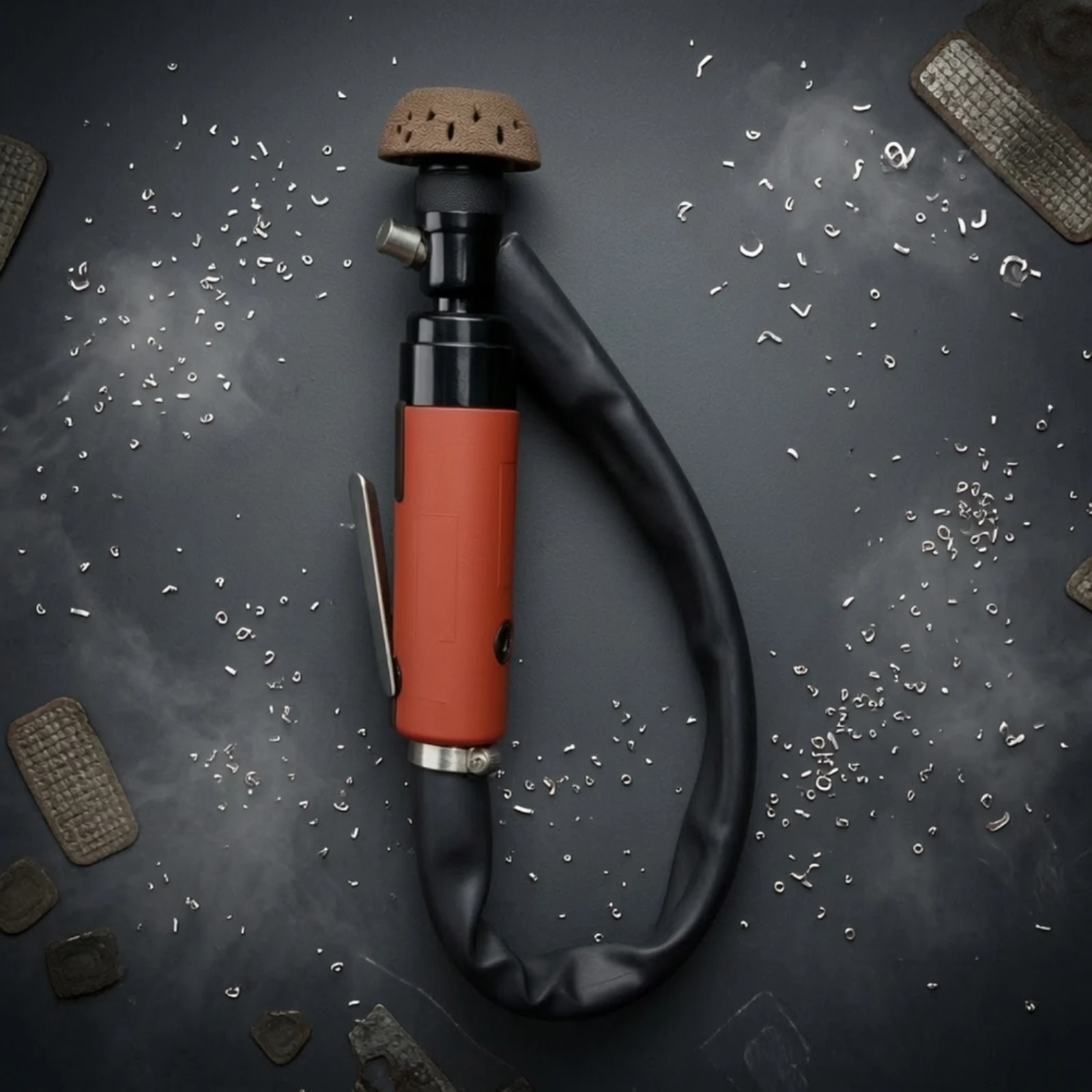 Pneumatic Grinding Tool Long-Lasting Air Grinder with Hose Tire Polisher Ergonomic Industrial Grade for Mechanics, Workshops
