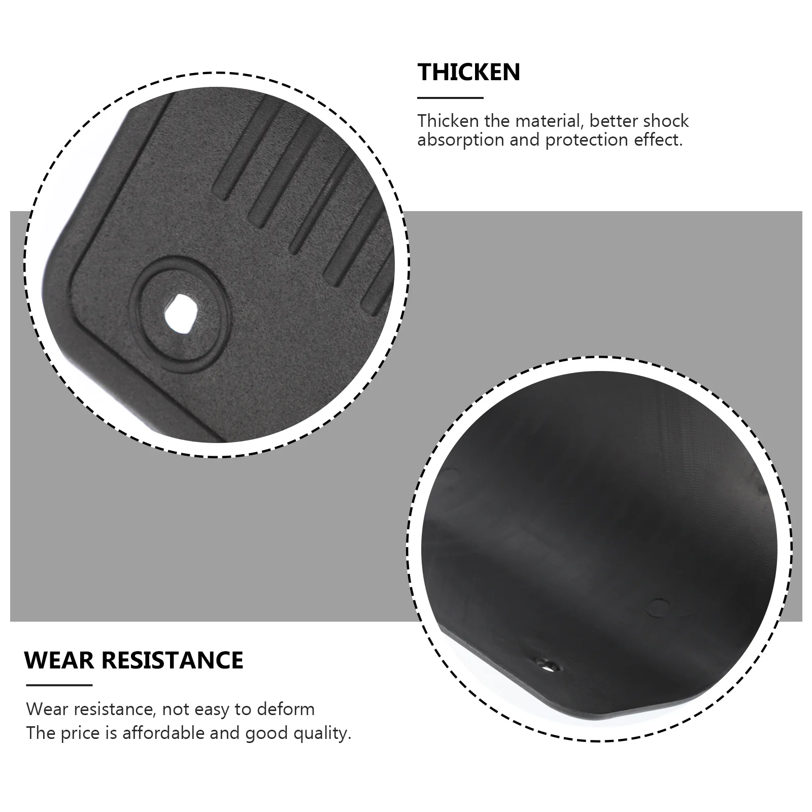 

6 Pcs Luggage Bag Corner Protectors Thickened Plastic Suitcase Safety Guards Durable Material Easy Attachment Large Quantity