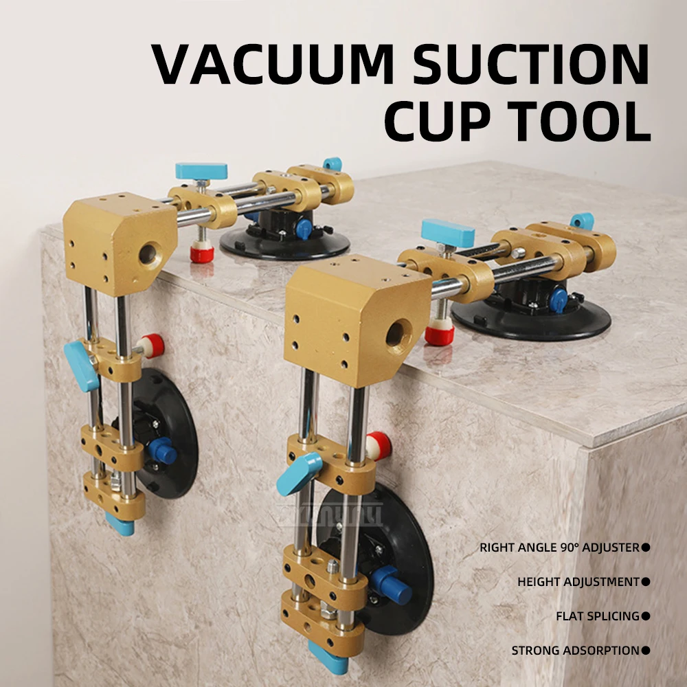 

Marble tile splicing vacuum suction cup tool 90-degree right-angle splicing tensioner Rubber suction cups