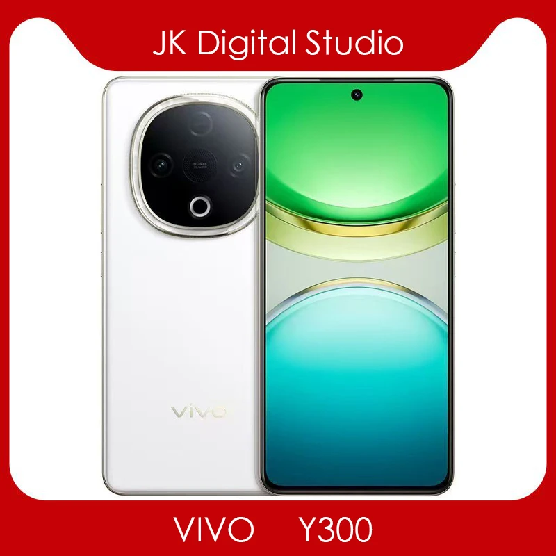 New VIVO Y300 5G Cell Phone 6.77inch 2392X1080P AMOLED MTK Dimensity6300 6500Mah 44W Dash Charger 50MP Android 15