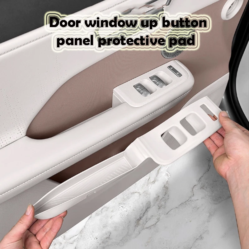 

For Toyota Bz3x 2025 Door Window Up Button Panel Protective Pad Silicone Material Car Accessories