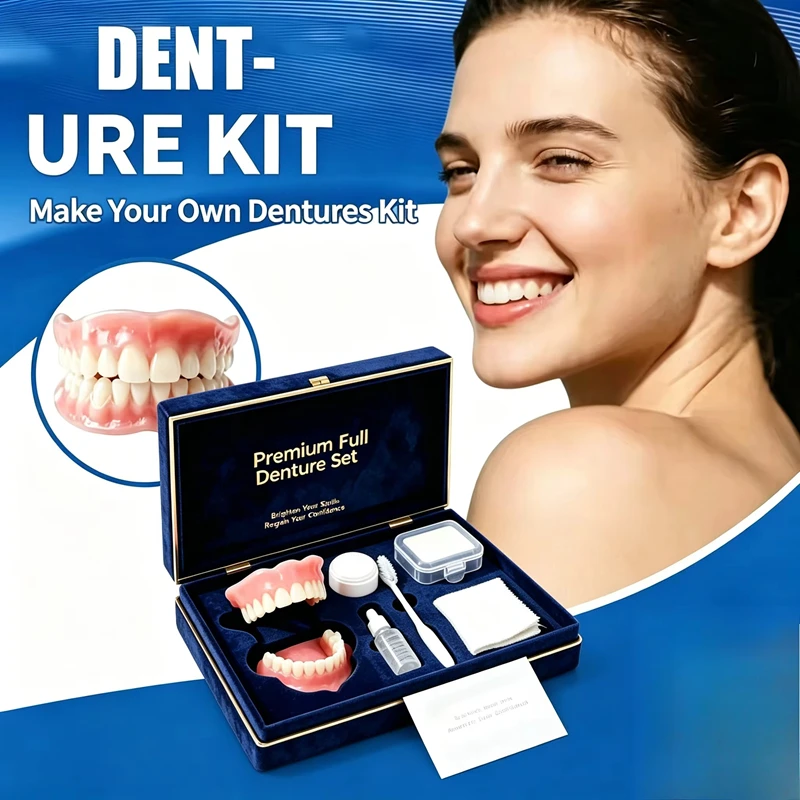 Natural Cosmetic Denture Kit R - Teeth Whitening Veneers 评论和价格