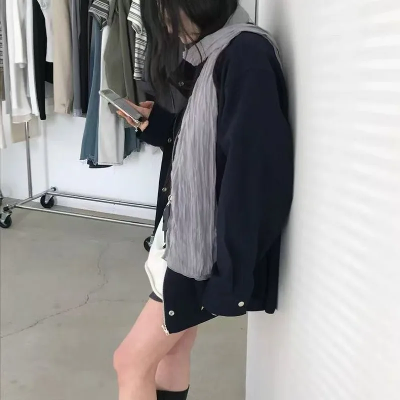 Korean Style Wrinkled Scarves for Women Breathable Decorative Scarves 180cm Summer Autumn