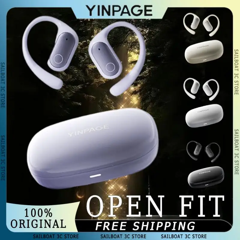 

YINPAGE открытые беспроводные наушники 360-градусный панорамный звук многодиапазонный DRC акустическая регулировка низкая задержка пользовательские спортивные наушники
