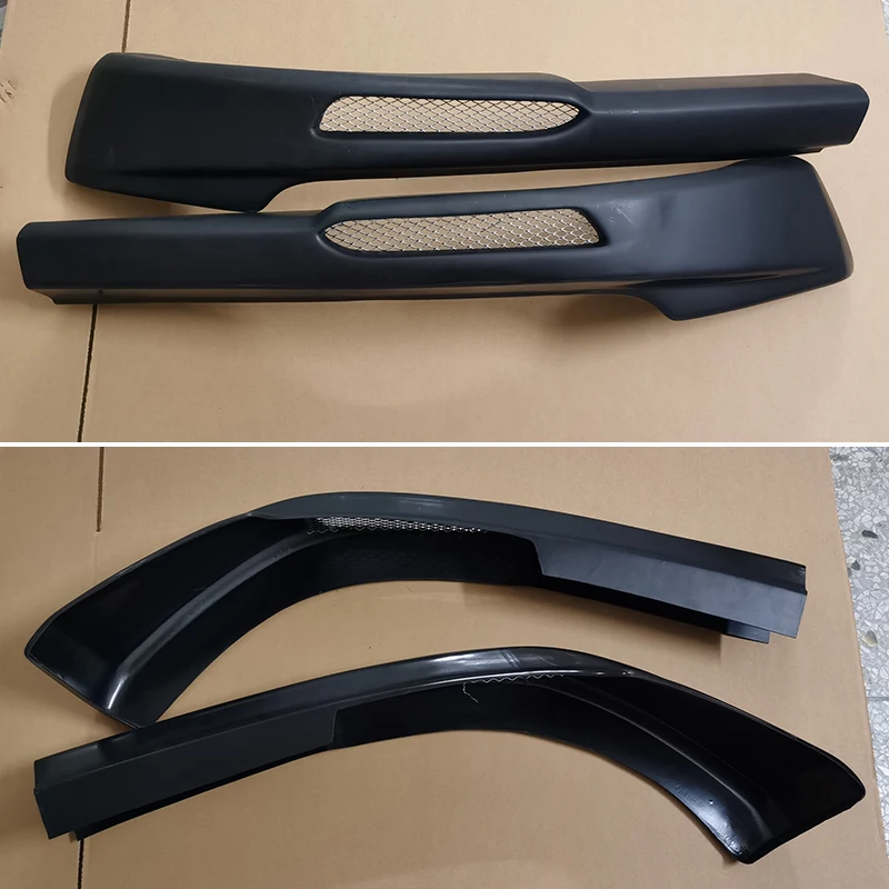 For Suzuki Swift 2005--2009 Year Front Bumper Lips Body Kit Accessories 2 Pcs