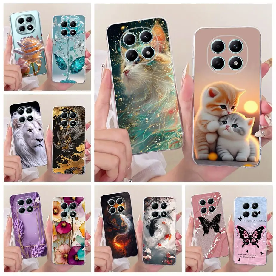 For Xiaomi Redmi Note 15 Pro 4G Case Cute Cat Fashion Painted Cover Soft Silicone Case For Redmi Note 15 Pro Plus Note15 5G Bags