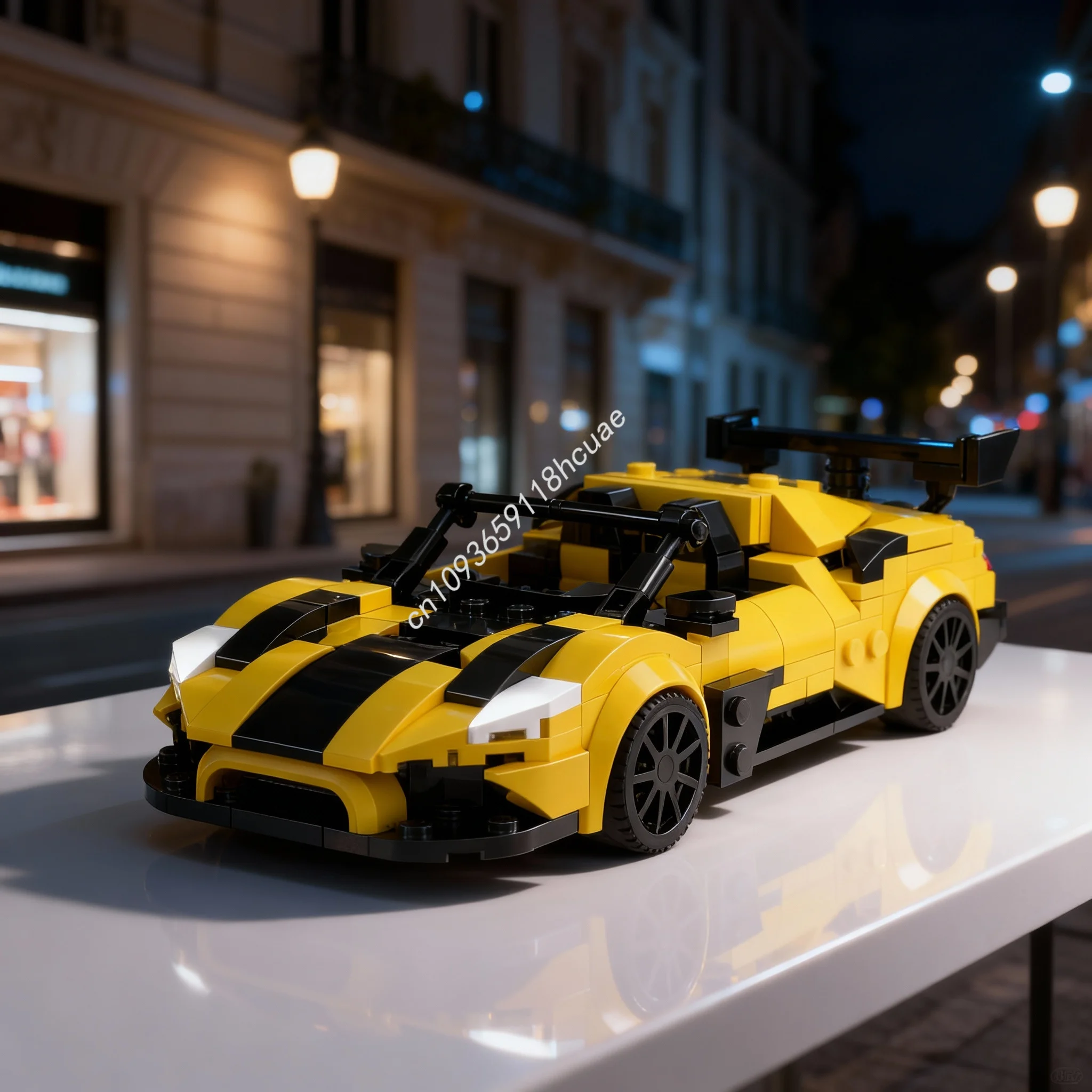 

314pcs MOC Maserati Mansory City Champions Model Building Blocks Architecture Creative Christmas Gifts Toys Idea Education Kids