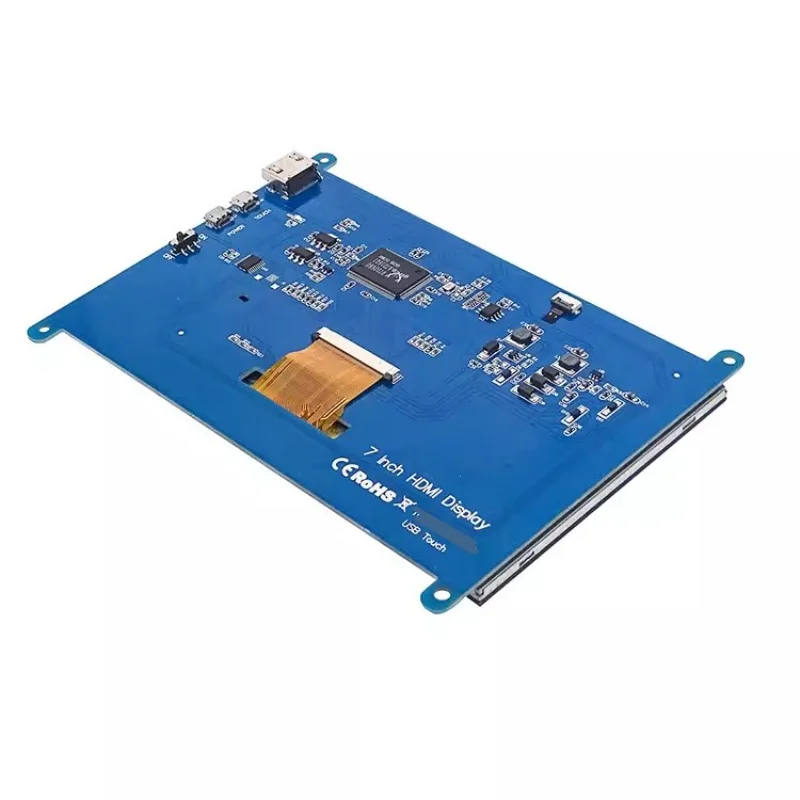 7-Inch Raspberry Pi HDMI Capacitive Touch Screen Monitor 800X480 Compatible with Raspberry Pi 3B +/4B