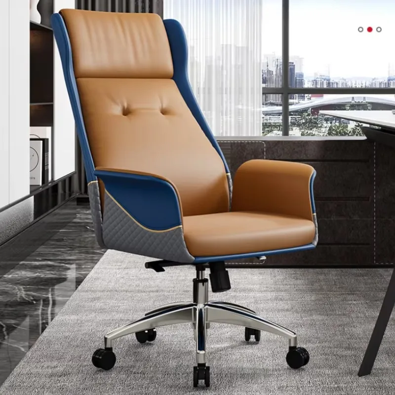 كرسي مكتب ألعاب قابل للتعديل، كرسي كمبيوتر دوار للدراسة، كرسي مكتب متنقل، أثاث فاخر من Sillas De Oficina #1