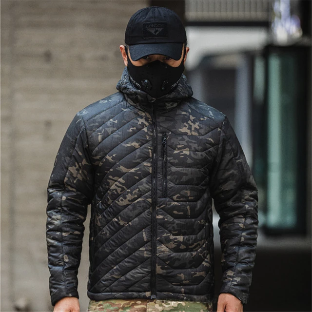 Warm camo jacket sales