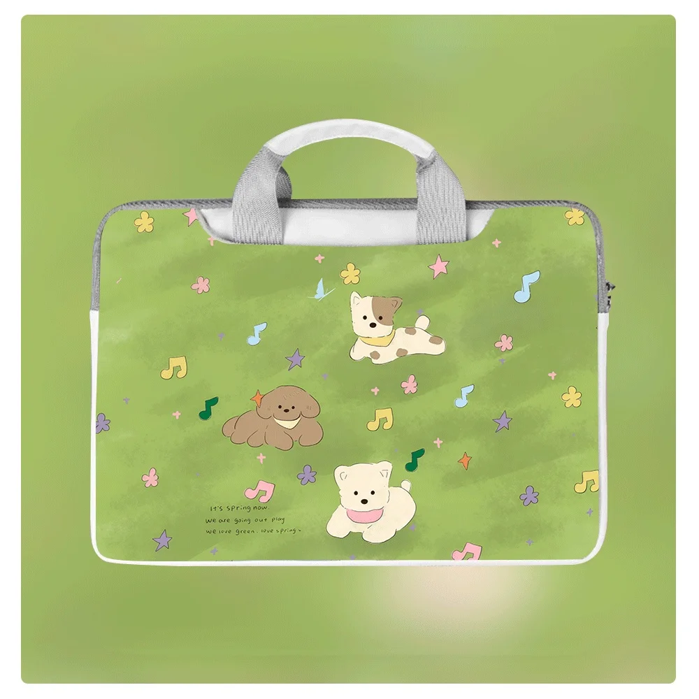 

Cute Dog Print Laptop Bag Cover Laptop Case for Macbook Case 12 13 14 15 16 Inch Macbook Air Storage Bag Briefcase Holiday Gift