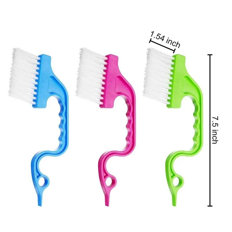 Swan Shape Window Groove Cleaning Brush Scraper Brush Sill Crevice Cleaner Kitchen Cleaning Brush Wheel Kitchen accessories