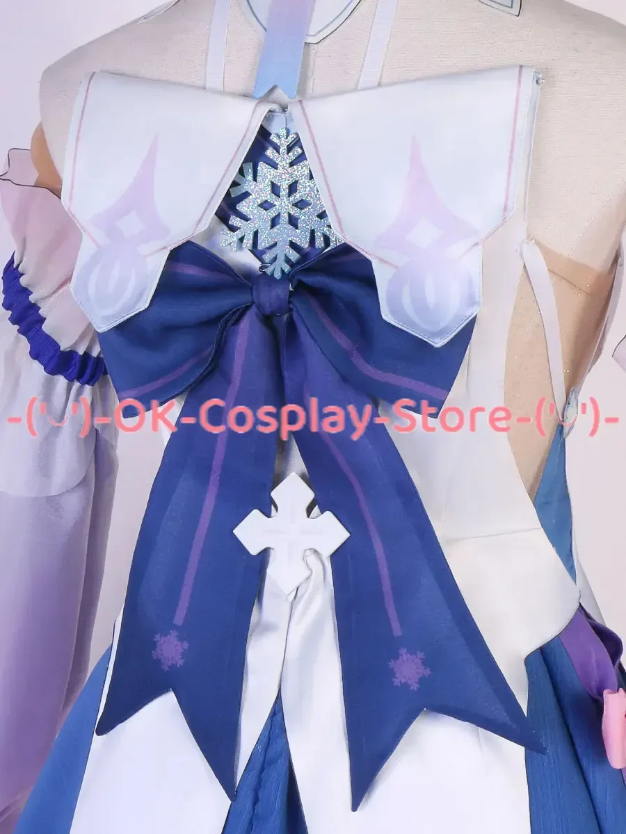 Game Honkai Star Rail March 7th Cosplay Costume Women Cute Party Dress Halloween Carnival Uniforms Anime Clothing Custom Made