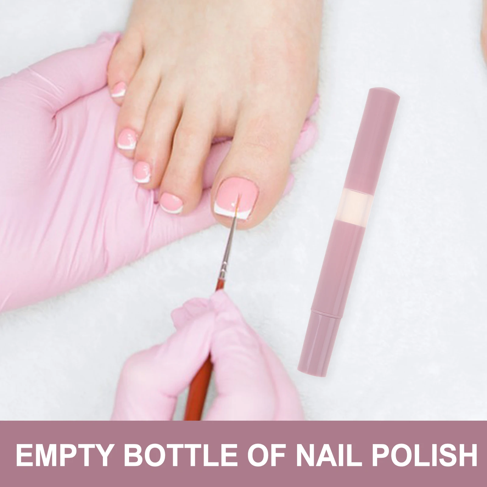 4Pcs Refillable Lip Gloss Container Transparent Twist Pen for Cuticle Oil Essential Oil Liquid