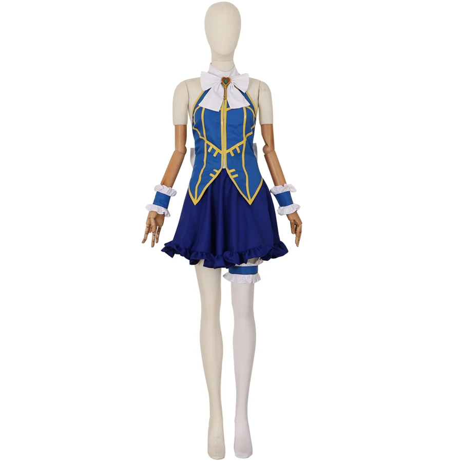 

Anime Women Costume Natsu Mage Lucy Heartfilia Aquarius' Dress Cosplay Costume Lolita Dress Suit Uniform Halloween